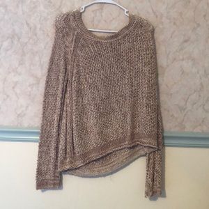tanish pink sweater